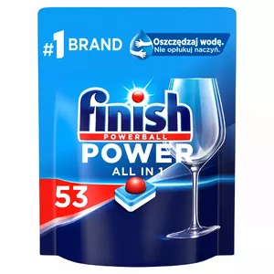 Таблетки для посудомоечных машин FINISH All in 1 Power 53шт