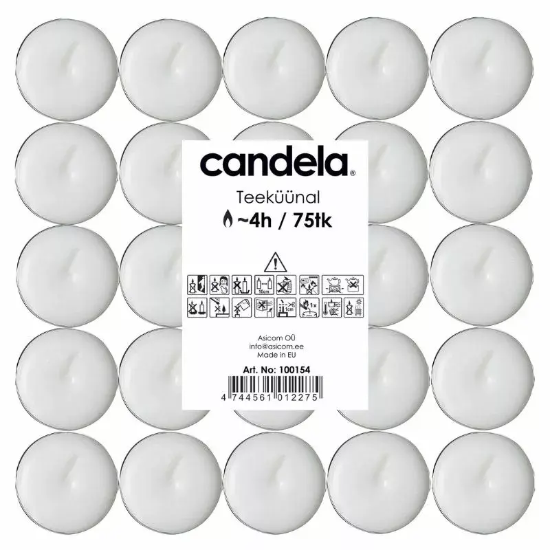 Чайные свечи Candela 24100154 — 75 шт Photo 2