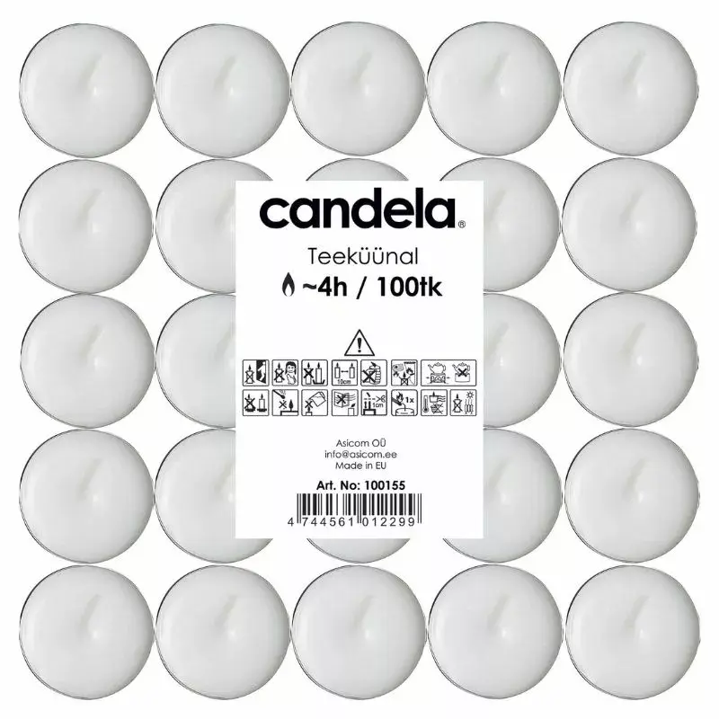 Чайные свечи Candela 24100155 — 100 шт. Photo 2
