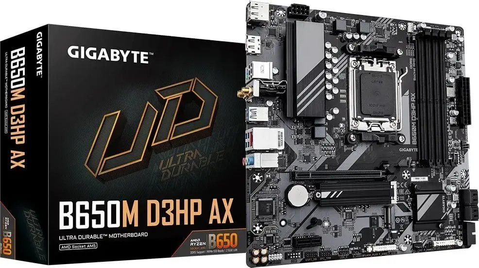 Mātesplate GIGABYTE B650M D3HP AX Micro
