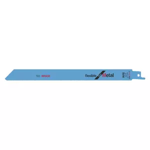 Jigsaw blade Bosch S 1122 EF — Bimetal, for non‑ferrous metal and steel, working length 175 mm, tooth pitch 1.4 mm, pack of 2