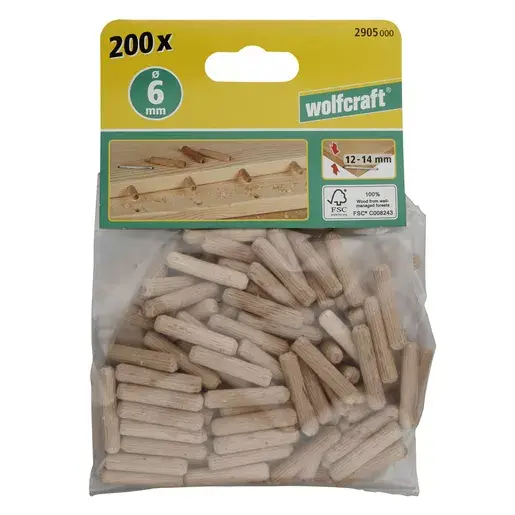 Wolfcraft 2910000 Beech Wood Dowels 10x40 mm Photo 8
