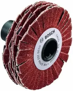 Abrasive sanding drum 15 mm, grit 120 — Bosch 1600A00155 (Flexible Schleifwalze)