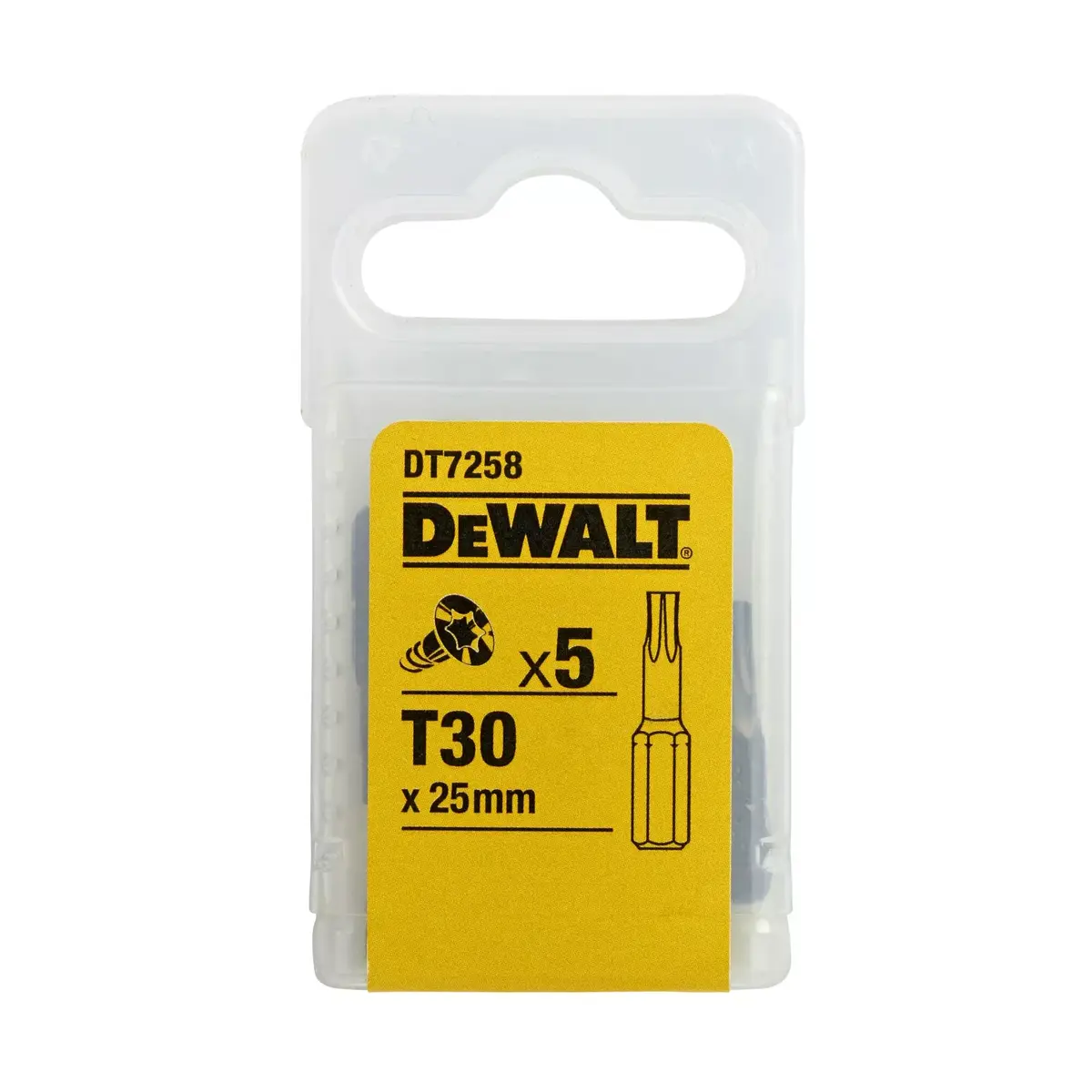DeWalt DT7258 screwdriver bits 25 mm, 5 pcs Photo 3