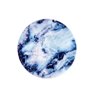 Pop Holder iLike Marble Blue ILIUNPH3 — universal phone grip and stand