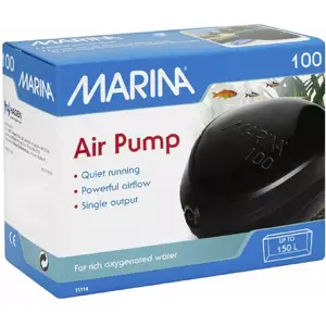 Akvārija sūknis Hagen Marina Pompka 100 — plūsma 75–150 l/h, kompakts iegremdējamais sūknis