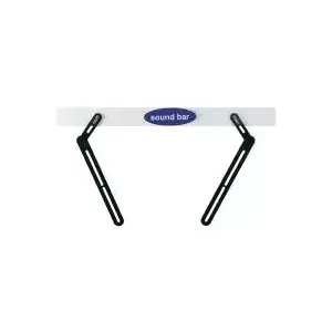SpeaKa Professional Soundbar Mount Easy Swivel — Black, Pair, model 1211124