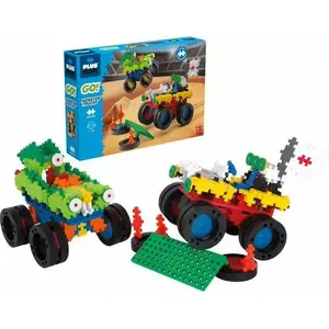 Konstruktors plus plus Plus-Plus GO! Mini Mix 600 gab. Monster Trucks — būvēšanas detaļas radošai spēlei