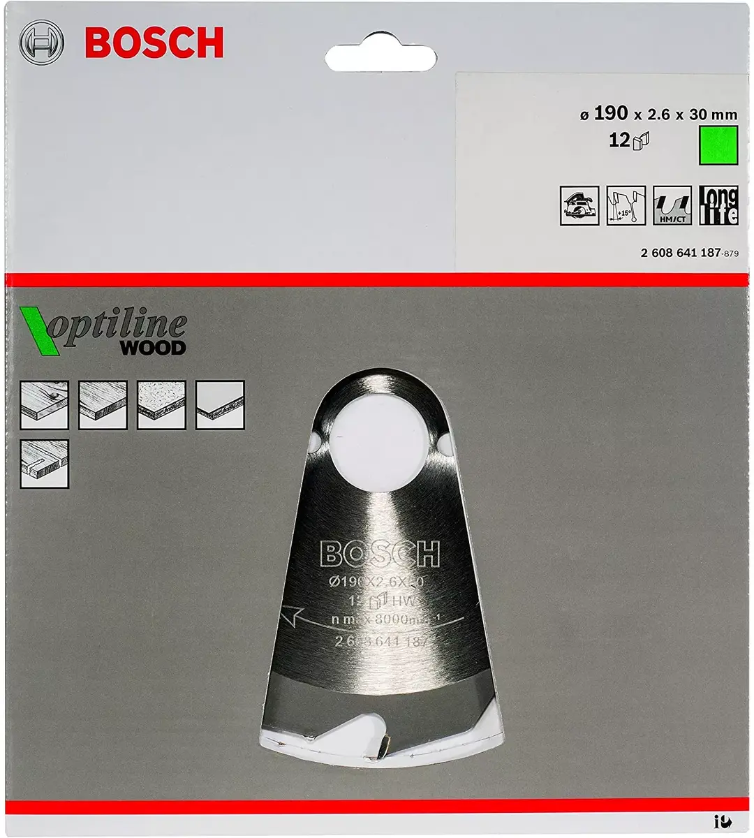 Ripzāģa disks Bosch 2608641187 203 mm Photo 2