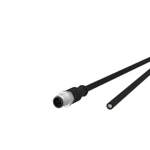 METZ CONNECT 142MDA10020 sensor/actuator cable 2 m M12 Black