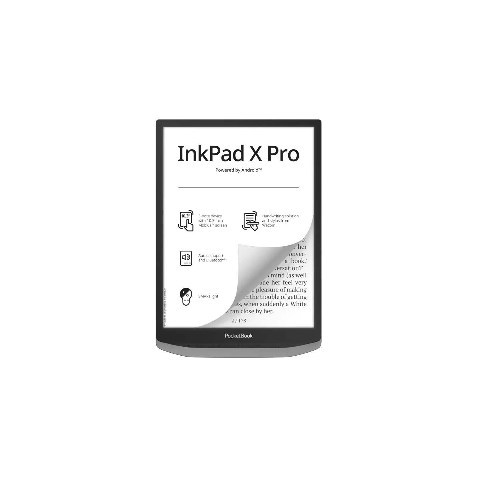 PocketBook InkPad X Pro e-book reader PB1040D-M-WW | AiO.lv