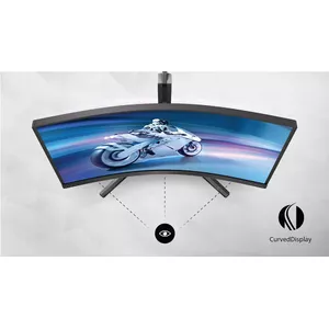 Curved display design for a more immersive experience