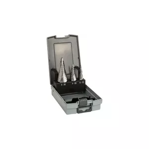 Сверло ступенчатое Bosch HSS 3-Flat Shank набор для алюминия пластика
