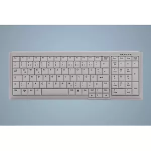Active Key AK-7000 Keyboard Industrial PS/2 US English White Wired Scissor Switch