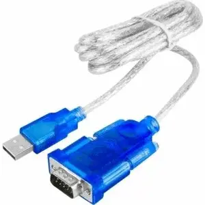 Adapter USB to RS-232 Cabletech KPO3431-1.5, DB9M connector, 1.5 m, blue