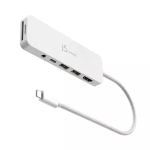 j5create JCD373EW USB-C Мульти-портовый Хаб с Поддержкой Power Delivery
