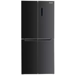 Side-by-Side Refrigerator Brandt BFM870NX, 421 L, No Frost, Stainless Steel, 180 cm