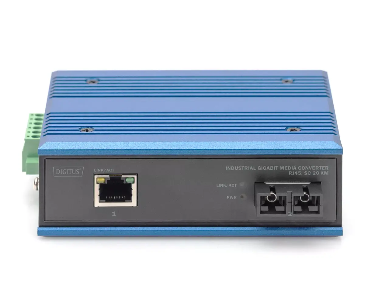 Промышленный гигабитный медиаконвертер Digitus RJ45 SC Photo 4
