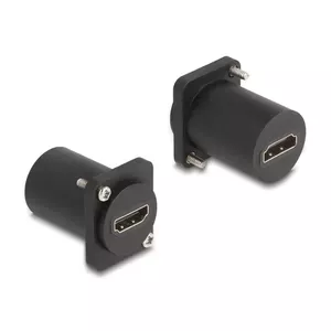 DeLOCK D-Type Модуль HDMI 8K 60Hz jack to jack с винтами черный