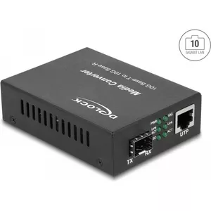 Сетевой медиаконвертер DeLOCK 86861 10000 Mbit/s Ethernet SFP+ Черный