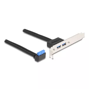 DeLOCK 83015 Internal USB 3.2 Gen 1 Adapter Black 5 Gbit/s