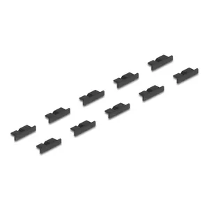 DeLOCK 64243 socket safety cover USB Micro-B Black 10 pcs