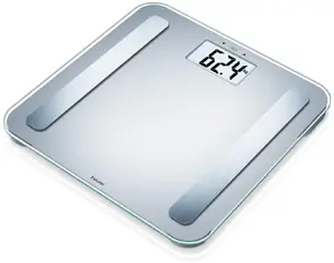Body composition scale Beurer BF 183 silver — body fat measurement, weight monitoring