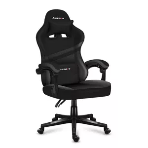 Кресло для игр Huzaro FORCE 4.4 CARBON — тканевое пакетное сиденье, высота 115–125 см, нагрузка до 130 кг, стальная база, регулируемые подлокотники