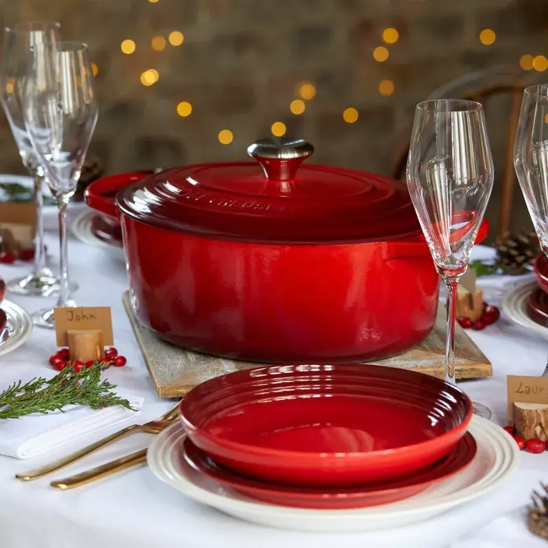 Кастрюля Le Creuset Signature Oval 31 см Cerise Photo 7