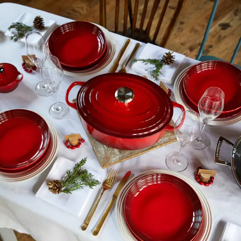 Кастрюля Le Creuset Signature Oval 31 см Cerise Photo 8