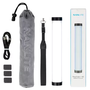 Nanlite PavoTube II 6C 6 W LED Light Black White Battery