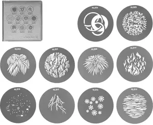 Gobo komplekts Nanlite Gobo-Set 2 3813 — nomaiņas gobo Nanlite ierīcēm