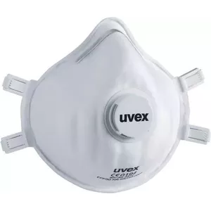 Respirators UVEX Silv-Air Classic 2310 FFP3 kausa tipa ar izelpas vārstu, balts, 3 gab.
