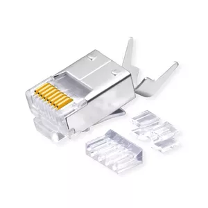 Соединитель провода ROLINE 21.17.3095 RJ-45 Прозрачный Мужской 10 шт