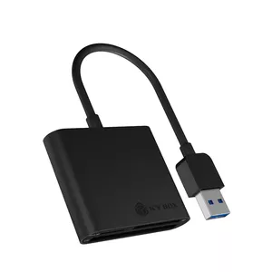 ICY BOX IB-CR301-U3 card reader USB 3.2 Gen 1 (3.1 Gen 1) Black