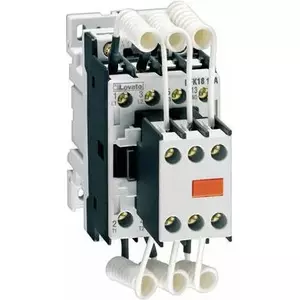LOVATO Electric BFK3200A230 3-Pole Capacitor Duty Contactor, 25kvar, 230V AC