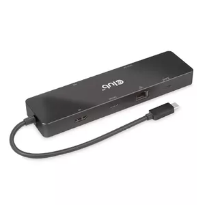 CLUB3D USB3.2 Gen2 Type-C 6-in-1 Dual Displays Portable Dock 4K60Hz