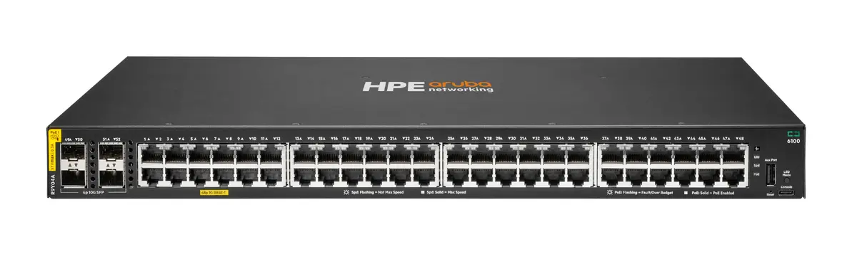 HP Enterprise Aruba Networking CX 6100