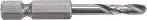 Metal twist drill Wolfcraft 7258000 HSS 4 mm, overall length 53 mm, working length 20 mm, DIN 338, 1/4" hex shank