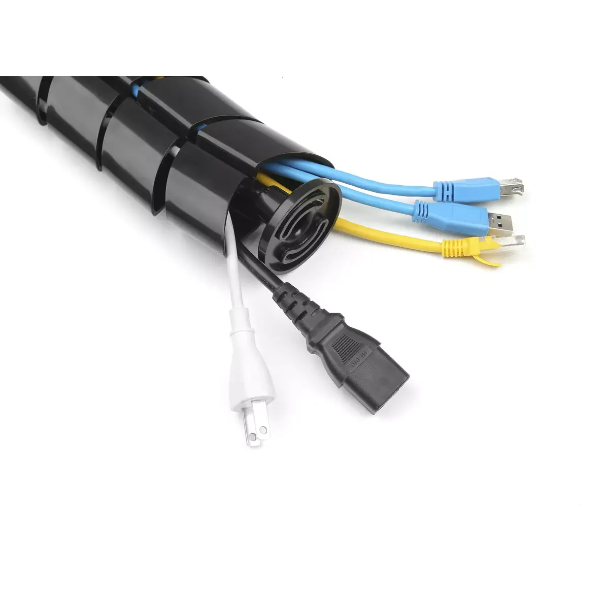 Kabeļu apvalks Equip Double-Channel Cable Management Spine Black Photo 2