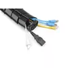 Kabeļu apvalks Equip Double-Channel Cable Management Spine Black Photo 2