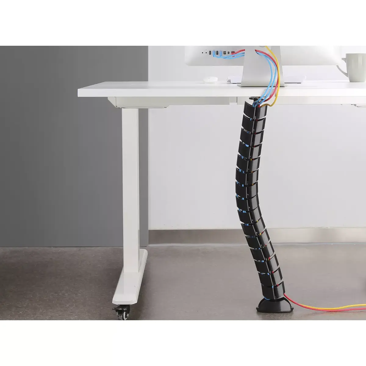 Kabeļu apvalks Equip Double-Channel Cable Management Spine Black Photo 5
