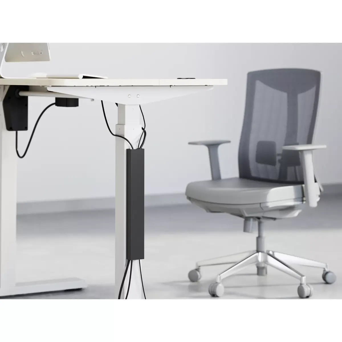 Kabeļu kanāls Equip Magnetic Cable Management Channel Black Photo 5
