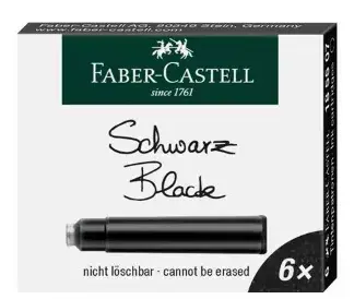 Faber-Castell Standard чёрные картриджи, 6 шт. Photo 2