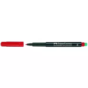 Permanent Marker Faber-Castell 152521 Red Plastic Housing