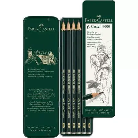 Графитный карандаш Faber-Castell 9000 Photo 2