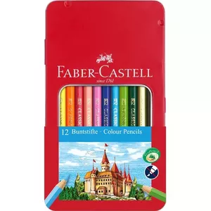 Krāsu zīmulis Faber-Castell 115801 Zils Zelta Oranžs Rozā Violets Sarkans Dzeltena