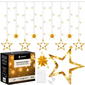 Springos Star Curtain Lighting with 138 LEDs