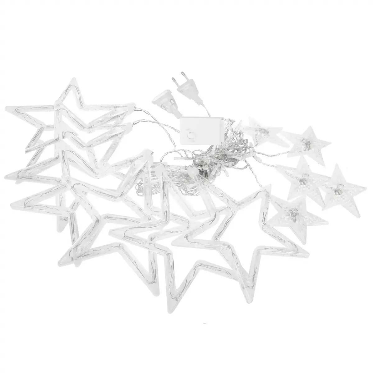 Springos Star Curtain Lighting 138 LED Photo 2