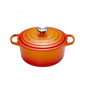 Stock Pot Le Creuset 21177260902430 5.3L Orange Ceramic Gas Induction
